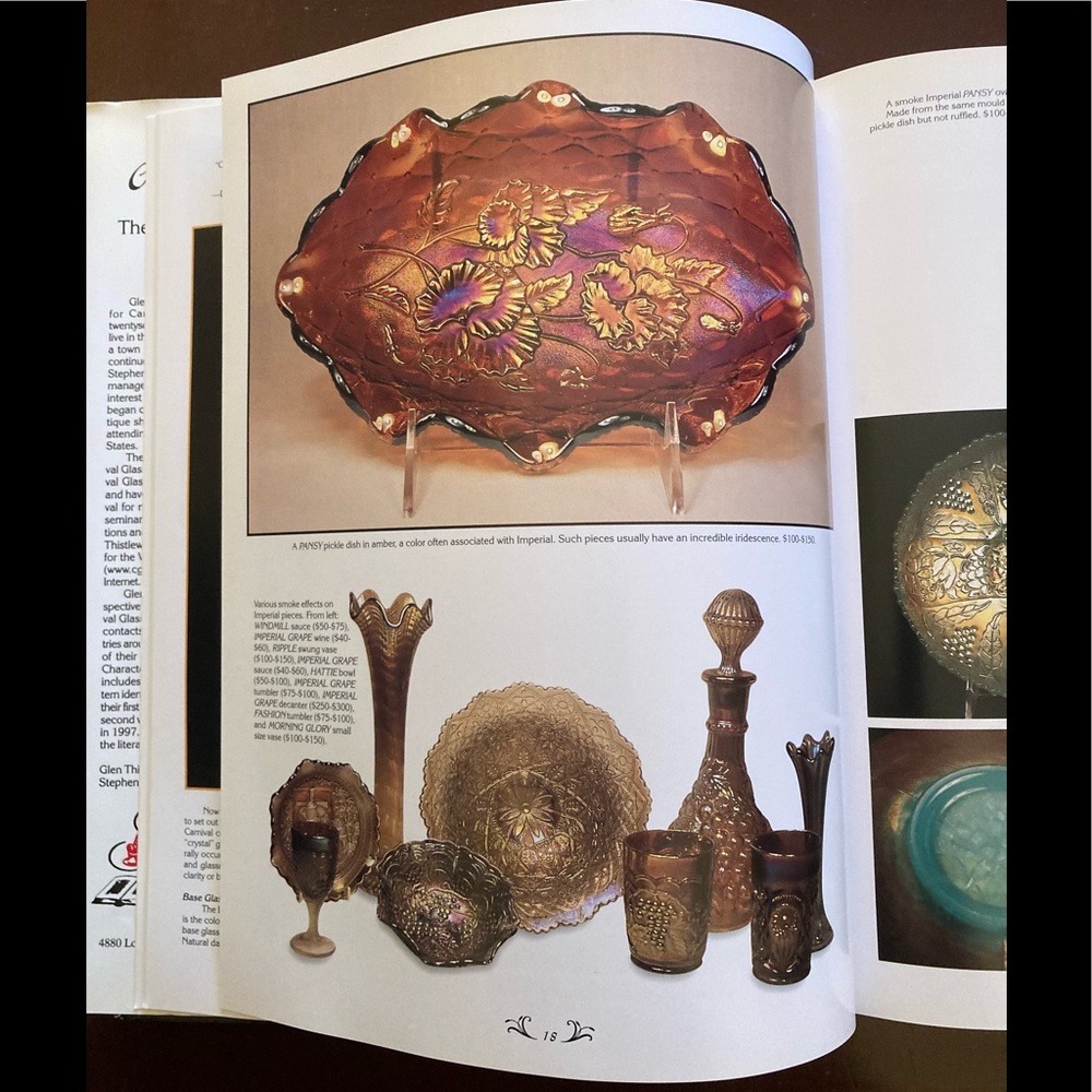 Carnival Glass - The Magic and the Mystery by Thistlewood - Hardback 1998 - Picture 6 of 13